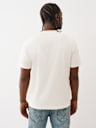 TERRY HORSESHOE APPLIQUÉ TEE