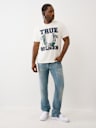 TERRY HORSESHOE APPLIQUÉ TEE