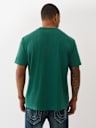 TERRY HORSESHOE APPLIQUÉ TEE