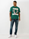 TERRY HORSESHOE APPLIQUÉ TEE