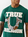 TERRY HORSESHOE APPLIQUÉ TEE