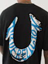 PAINTED PUFF PRINT HORSESHOE OVERSIZED TEE