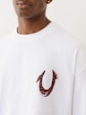 PAINTED PUFF PRINT HORSESHOE OVERSIZED TEE