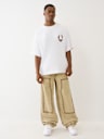 PAINTED PUFF PRINT HORSESHOE OVERSIZED TEE