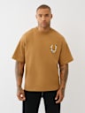 PAINTED PUFF PRINT HORSESHOE OVERSIZED TEE
