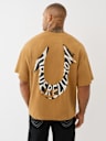 PAINTED PUFF PRINT HORSESHOE OVERSIZED TEE