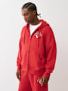 SCRIPT LOGO  ZIP HOODIE