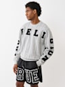 FLEECE APPLIQUÉ SWEATSHIRT