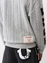 FLEECE APPLIQUÉ SWEATSHIRT