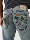 RICKY SUPER T FLAP STRAIGHT JEAN 34"