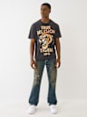RICKY SUPER T DISTRESSED STRAIGHT JEAN  34"