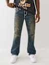 RICKY SUPER T DISTRESSED STRAIGHT JEAN  34"
