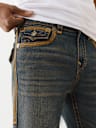 RICKY STRAIGHT SUPER T FLATLOCK JEAN 34”