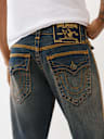 RICKY STRAIGHT SUPER T FLATLOCK JEAN 34”