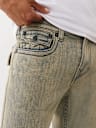 RICKY ACID WASH STRAIGHT JEAN 34"