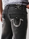 RICKY  BANDANA HORSESHOE STRAIGHT JEAN 34”