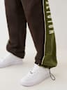 COLOR BLOCKED NYLON JOGGER