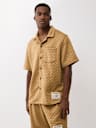 CHECKERED CAMP COLLAR SHIRT
