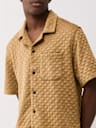 CHECKERED CAMP COLLAR SHIRT