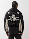 MESH INSET BOXY ZIP HOODIE