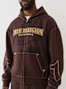 BUDDHA BIG T ZIP HOODIE