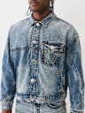 BOXY SUPER T CROPPED DENIM JACKET