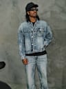 BOXY SUPER T CROPPED DENIM JACKET
