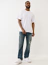 RICKY SUPER T STRAIGHT DISTRESSED JEAN