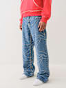 VINNY SUPER T BASEBALL STITCH ULTRA BAGGY JEAN