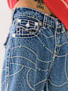 VINNY SUPER T BASEBALL STITCH ULTRA BAGGY JEAN