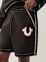 BASEBALL STITCH HORSESHOE SWEAT SHORT
