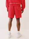 BASEBALL STITCH HORSESHOE SWEAT SHORT