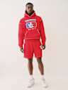 BASEBALL STITCH HORSESHOE SWEAT SHORT