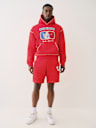 BASEBALL STITCH CINCHED HOODIE
