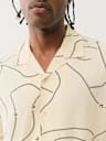 BASEBALL STITCH CAMP COLLAR SHIRT