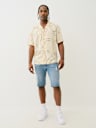 BASEBALL STITCH CAMP COLLAR SHIRT