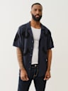 HORSESHOE KNIT CAMP COLLAR SHIRT