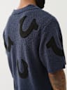 HORSESHOE KNIT CAMP COLLAR SHIRT