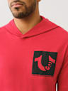 BUDDHA LOGO HOODED HEAVYWEIGHT TEE