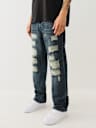 RICKY DISTRESSED FLAP STRAIGHT JEAN