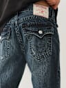 RICKY DISTRESSED FLAP STRAIGHT JEAN