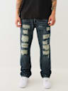 RICKY DISTRESSED FLAP STRAIGHT JEAN