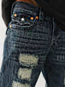 RICKY DISTRESSED FLAP STRAIGHT JEAN