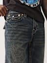 JEANS CORTE DE BOTA BILLY CON SOLAPA Y TEÑIDO