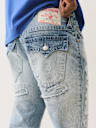 RICKY DISTRESSED FLAP STRAIGHT JEAN