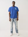 RICKY DISTRESSED FLAP STRAIGHT JEAN