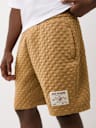 CHECKERED QUILT SHORTS