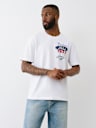 TRUE RELIGION X FORD HEAVYWEIGHT MIXED LOGO TEE