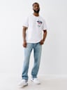 TRUE RELIGION X FORD HEAVYWEIGHT MIXED LOGO TEE