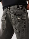 RICKY LOGO APPLIQUÉ STRAIGHT JEAN
